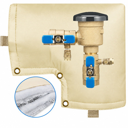 Backflow Preventer Insulation Cover for Vacuum Breaker