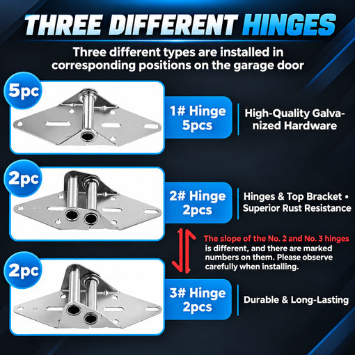 Upgraded Garage Door Hardware Kit