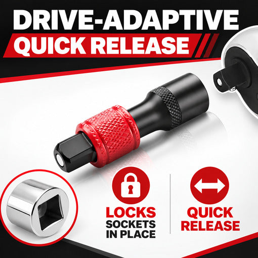 1/2" Drive Quick Release Locking Impact Socket Extension Set