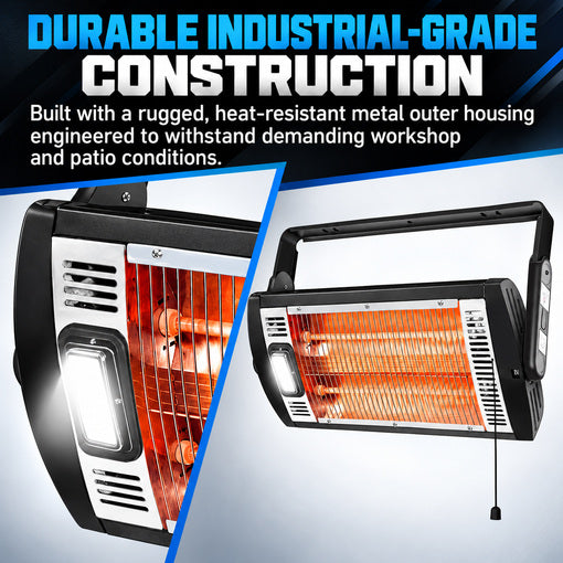 120V Adjustable Electric Garage Heater