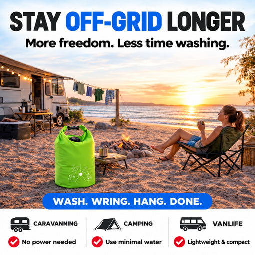 Portable Off-Grid Laundry Washing Machine