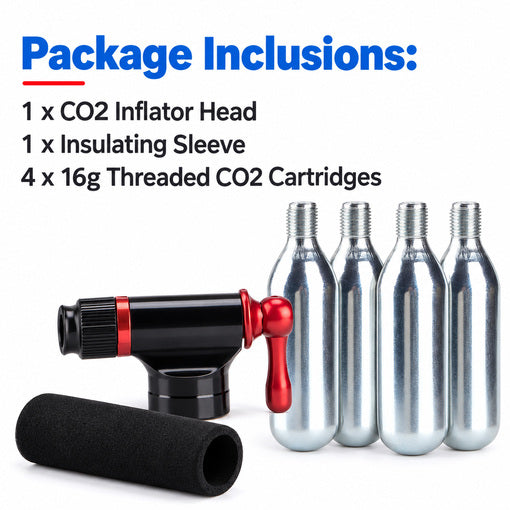 CO2 Inflator Kit with 16g CO2 Cartridges