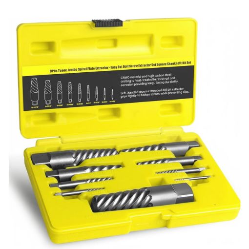 Heavy-Duty Jumbo Bolt Extractor Set