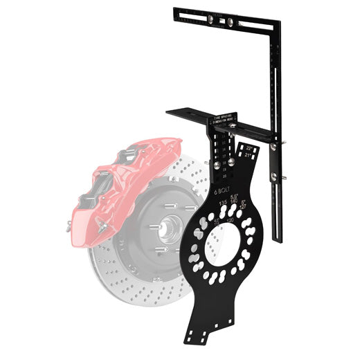 Wheel Fitment Tool with Tire Size Attachment