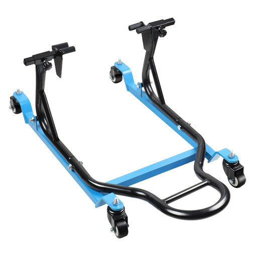 Motorcycle Rear Lift Stand with 4 Movable Wheels