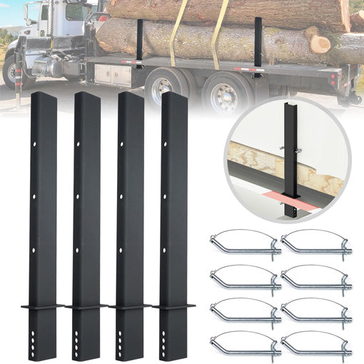 Heavy-Duty Adjustable C Channel Pipe Stake For Trailer