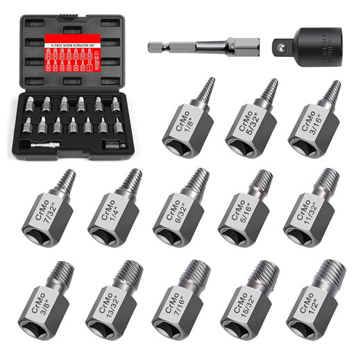 Easy Out Broken Head Bolt Screw Cap Extractor Kit