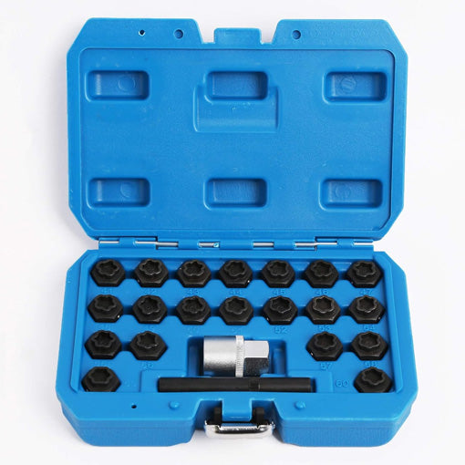 Anti-Theft Wheel Locking Bolt Nut Key Kit