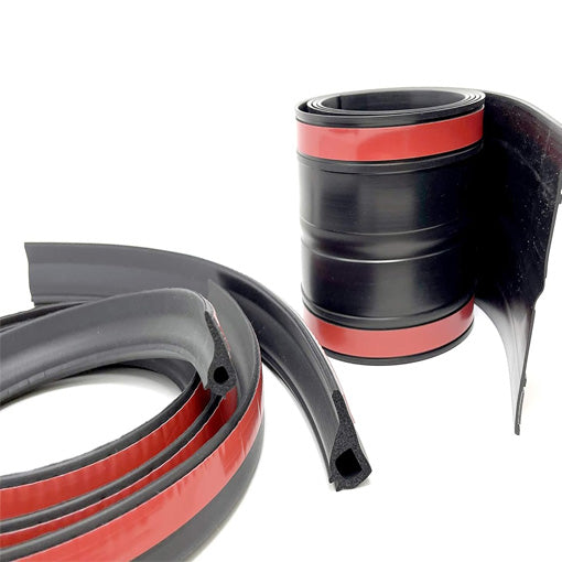 Tailgate Gap Cover with Sidewall Taper Seal