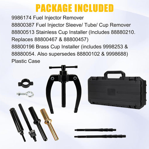 Injector Nozzle/Cup/Sleeve/Tube Remover & Installer Set For Volvo Truck
