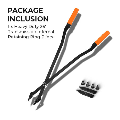 Heavy Duty 26" Transmission Internal Retaining Ring Pliers