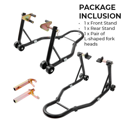 Motorcycle Front and Rear Combo Stand Lift