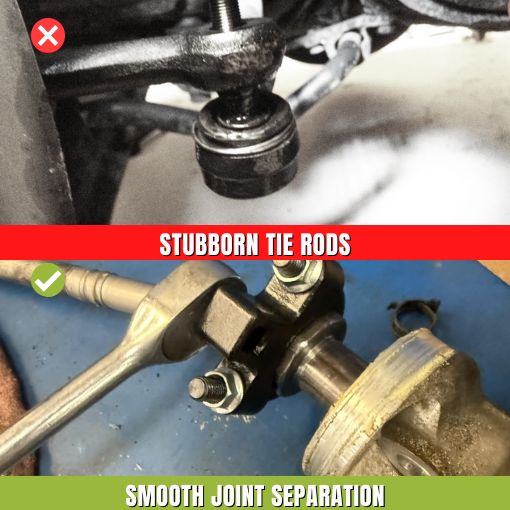 2-in-1 Inner Tie Rod End Tool & Ball Joint Separator Set