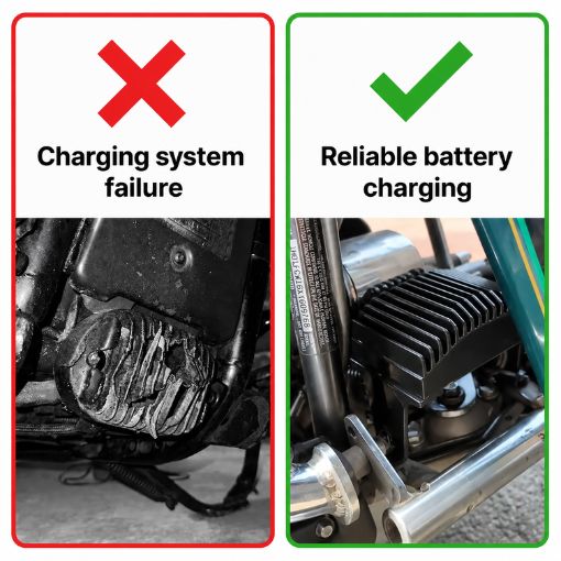 Motorcycle Voltage Regulator Rectifier Replacement