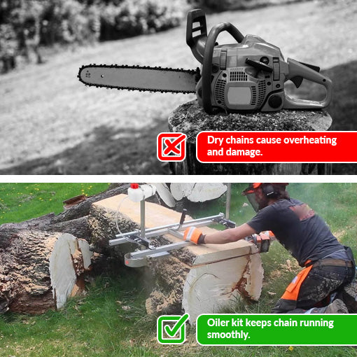 Auxiliary Oiler Kit for Chainsaw Milling Attachment