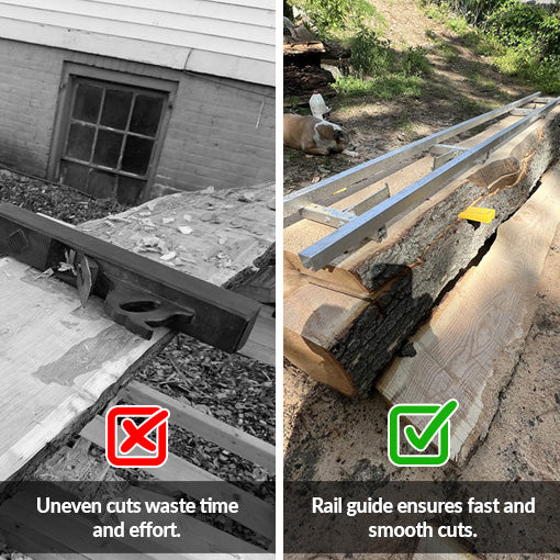Chainsaw Rail Mill Guide System