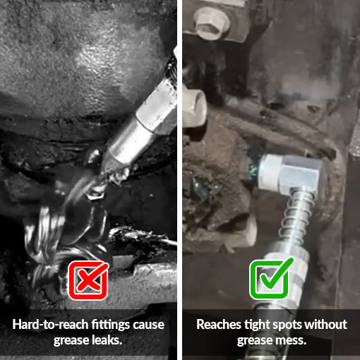 90-Degree Grease Gun Swivel Coupler