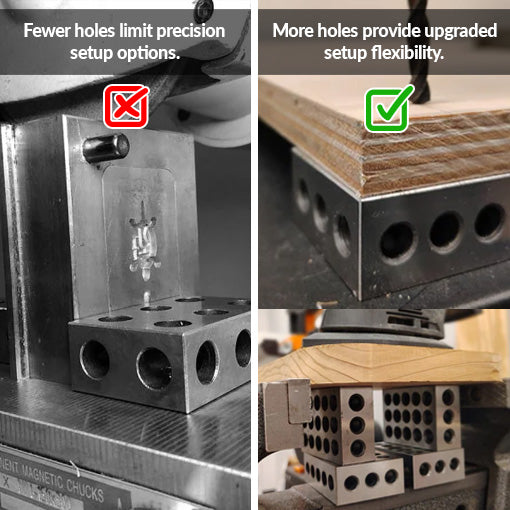 1-2-3 Parallel Blocks Set with 23 Holes