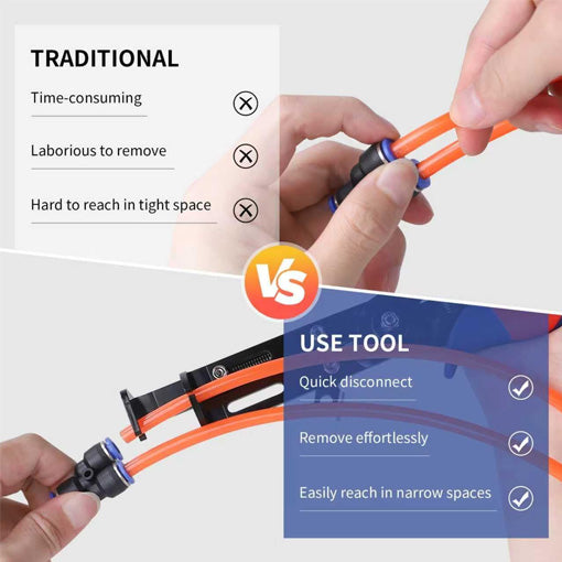 One-Push Air Line Disconnect Tool