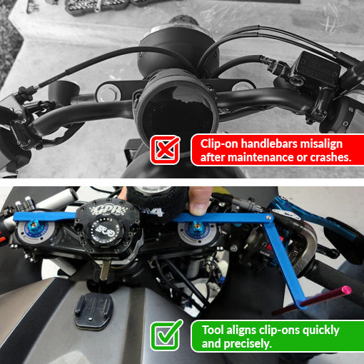 Clip-On Handlebar Alignment Tool