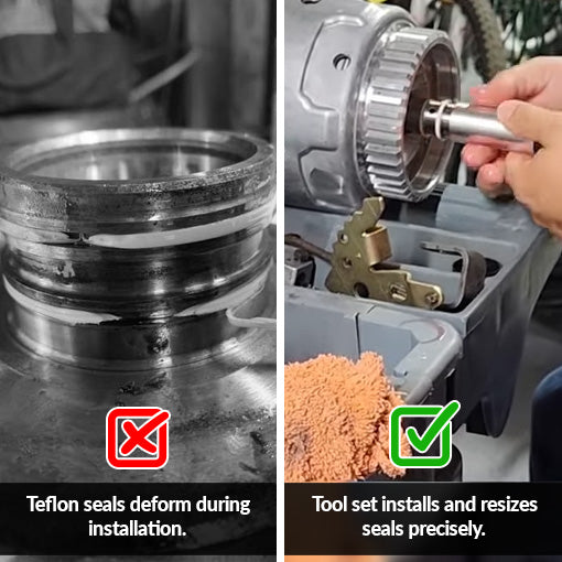 Turbine & Stator Shaft Teflon Seal Installer and Resizer Transmission Tool Set