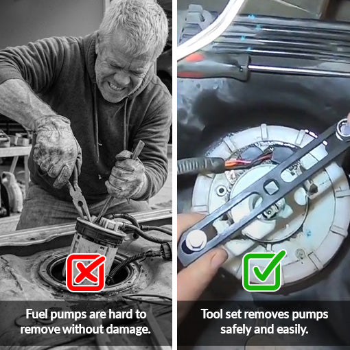 Universal Fuel Pump Lock Ring Removal Tool Set