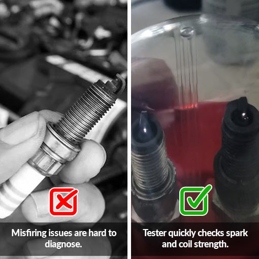 One-Tap Spark Plug Tester