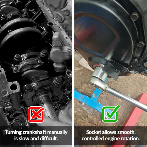 Crankshaft Turning Socket Chevy S/B