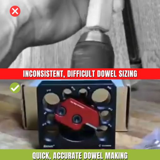 Electric Drill Milling Dowel Maker Jig