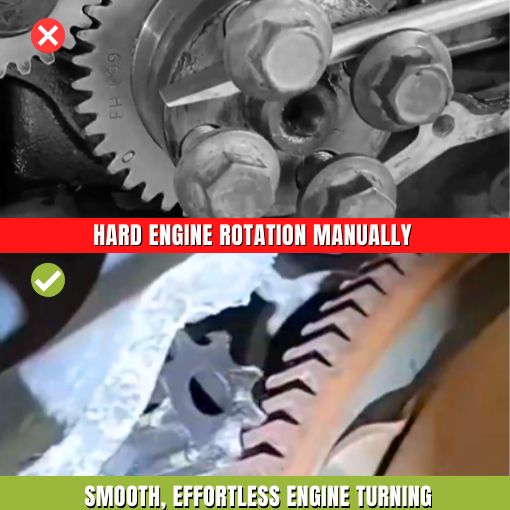 Engine Barring/Turning Socket Wrench Tool for CAT