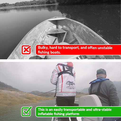 Heavy Duty Inflatable Pontoon Boat