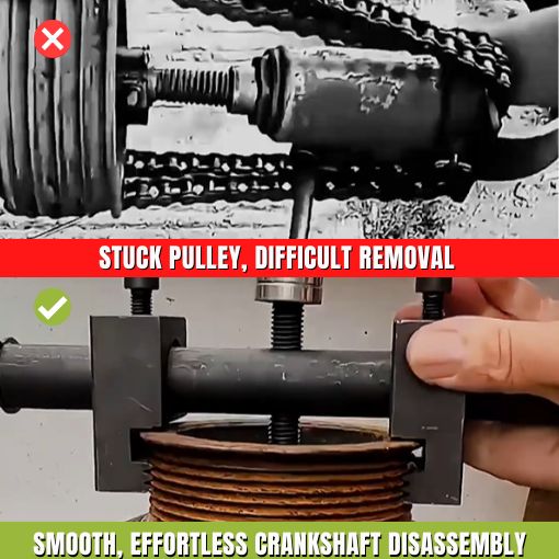Universal Ribbed Drive Pulley Crankshaft Remover Tool