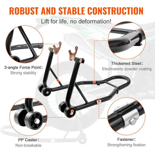 Motorcycle Front and Rear Combo Stand Lift