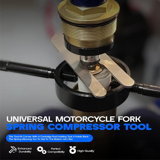 Universal Motorcycle Fork Spring Compressor Tool Set