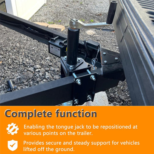 Trailer Tongue Jack Bolt-On Relocation Kit