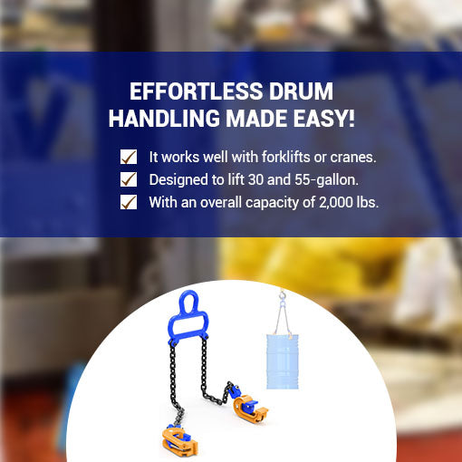 Easy Chain Drum Lifter Tool