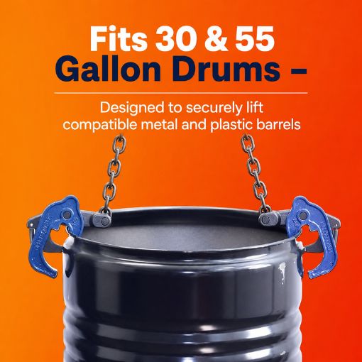 2-Pack Quick Chain Drum Lifter