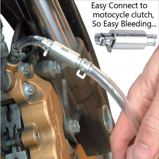 Motorcycle Clutch Brake Bleeder Hose and One-Way Check Valve