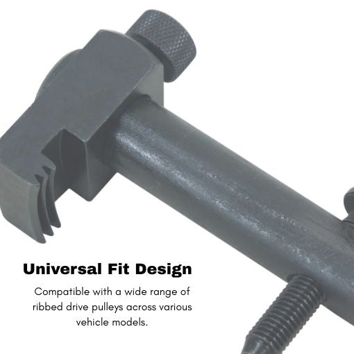Universal Ribbed Drive Pulley Crankshaft Remover Tool