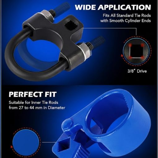 2-in-1 Inner Tie Rod End Tool & Ball Joint Separator Set