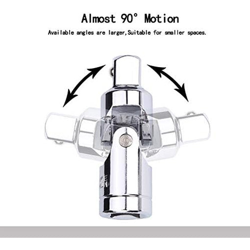 3-Piece Universal Joint Impact Socket Adapter Set