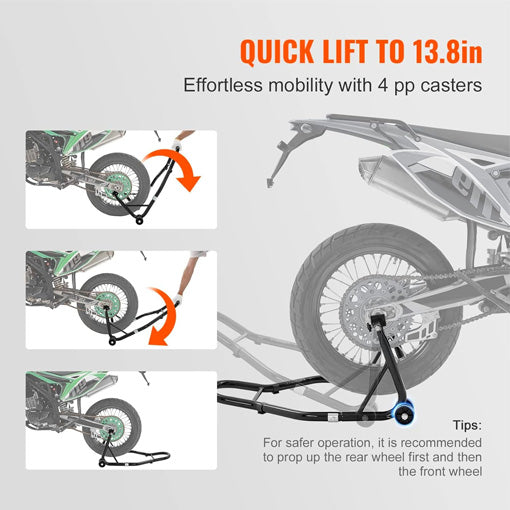 Motorcycle Front and Rear Combo Stand Lift
