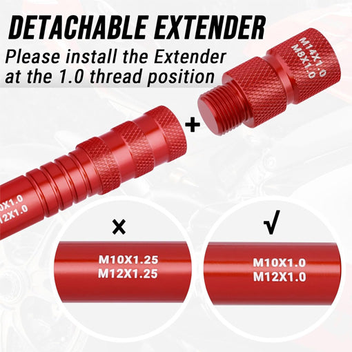 6-in-1 Motorcycle Fork Damper Rod Bleed Tool