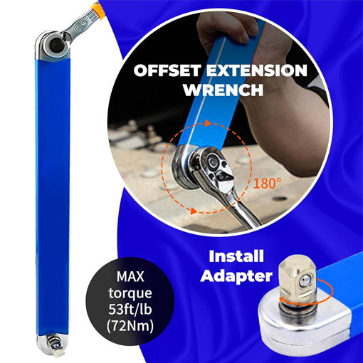 Zero-Degree Offset Extension Wrench Set