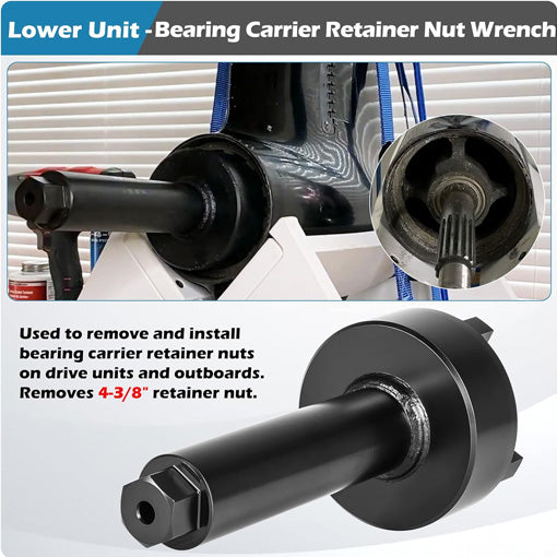 Bearing Carrier Nut Tool & Drive Spanner Wrench