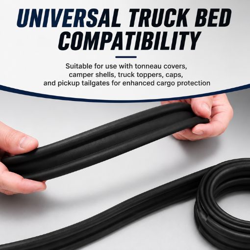 Universal Truck Tailgate Weatherstripping Seal Kit