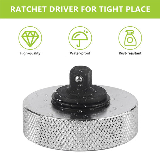 3PCS Reversible Thumbwheel Ratchet Wrench Set