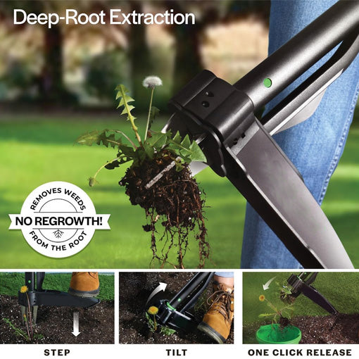 3-Level Adjustable Quick Release Weed Remover