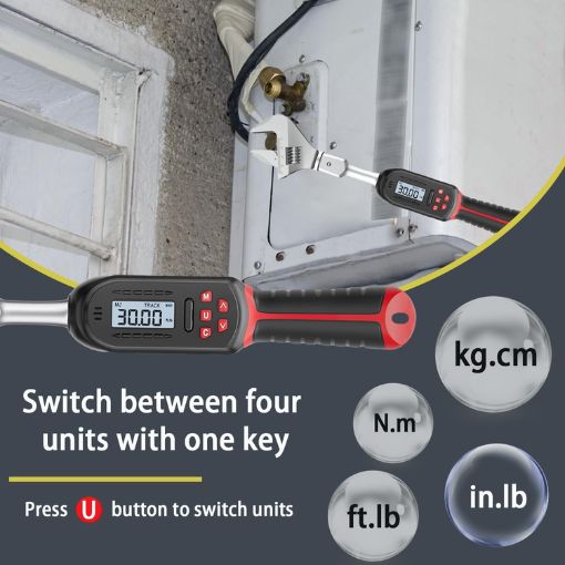 HVAC Adjustable Digital Torque Wrench