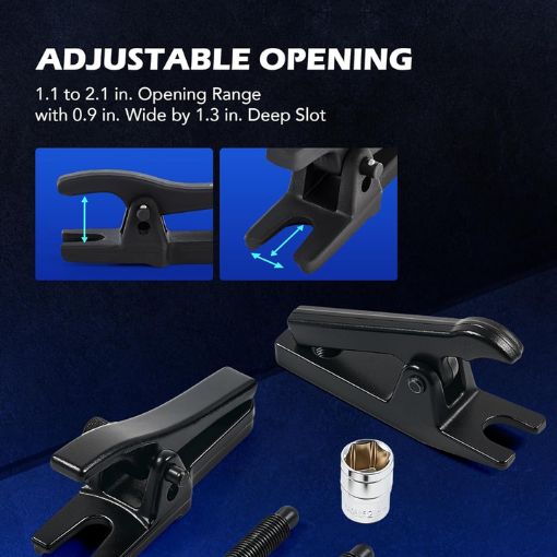 2-in-1 Inner Tie Rod End Tool & Ball Joint Separator Set